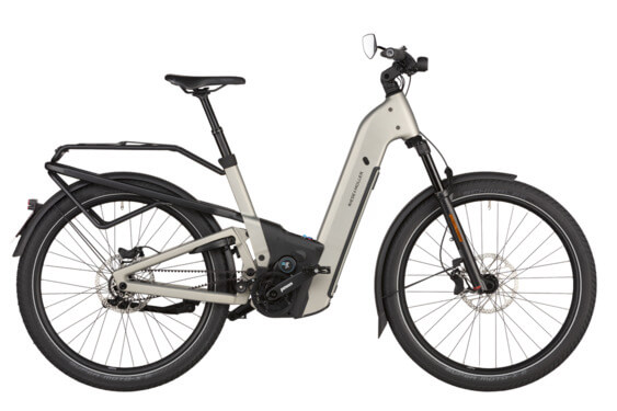 Електрически велосипед RM Homage5 GT pinon HS US51 cm '25 сребрист (Екстри: 800Wh, багажник, комплект за комфорт, GX, заключване с чанта, RX чип)