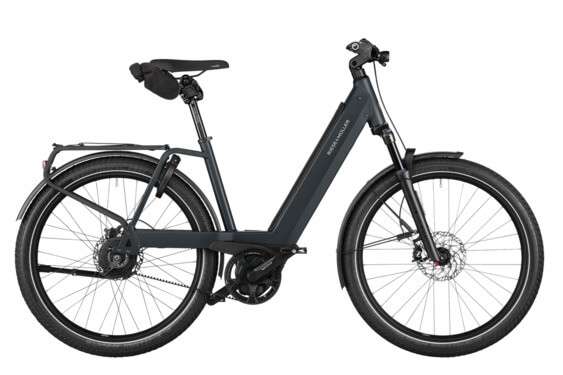 Електрически велосипед RM Nevo4 GT vario SELECT US56 см, модел '25, сив (750Wh, кокпит, Kiox 300, заключване с чанта)