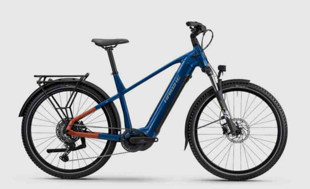 Електрически велосипед Haibike TREKKING 4 HIGH i720Wh HE55cm '25 синьо-оранжев