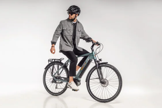 Rideonic Trekking 1.0 500Wh HE55 cm '23 zöld elektromos kerékpár